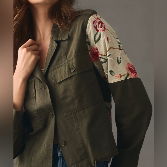 Anthropologie/ TINY Jackets & Blazers - ANTHROPOLOGIE ~  EMBROILED JACKET.  NWT $148.00 ~ SIZE SMALL